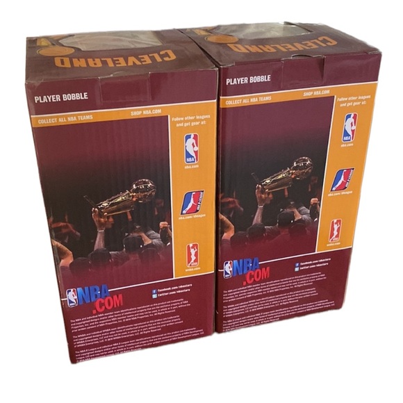 ⭐️PRICE FIRM⭐️ LEBRON & KYRIE 2016 CLEVELAND CAVALIERS CHAMP BOBBLE HEADS - Picture 10 of 10